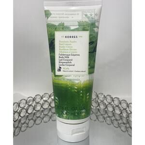 KORRES BASIL LEMON BODY MILK 6.76OZ